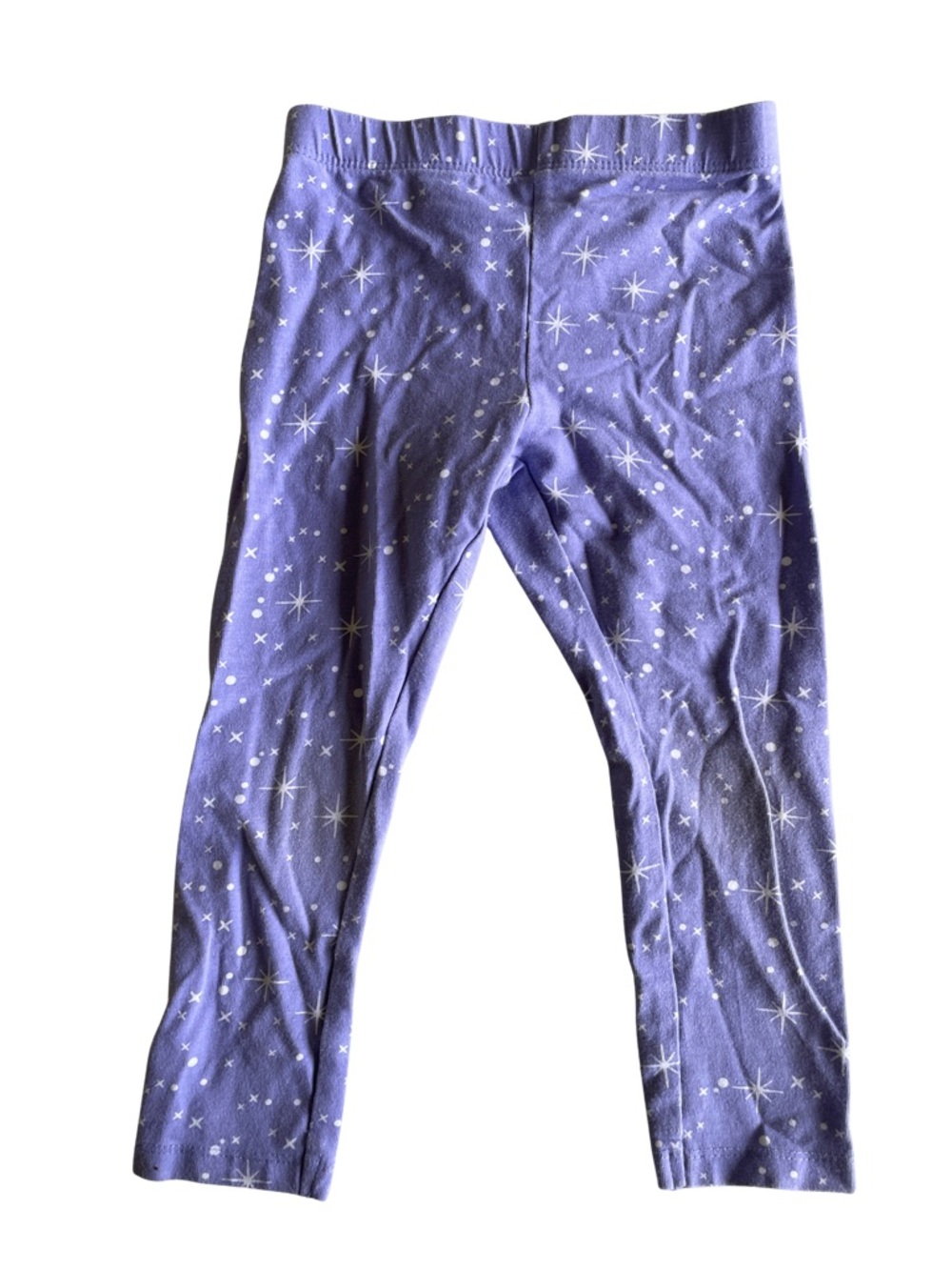 Kids Purple Star Print Leggings